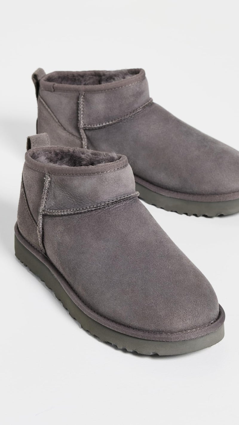 UGG Women's Classic Ultra Mini Boot, Grey, 12 - Image 5